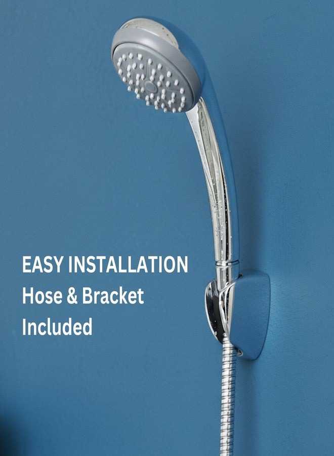 Parryware Single-Flow Brass Hand Shower with Hose (Silver) - Image 5